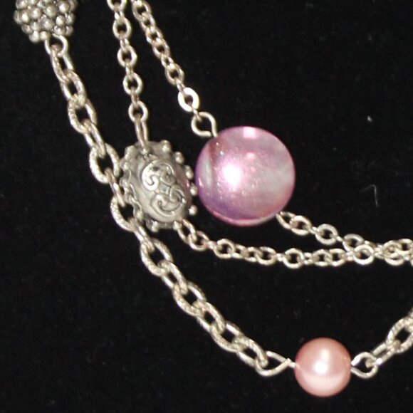 George Pearl Necklace and Matching Earrings - Picture 8 of 9